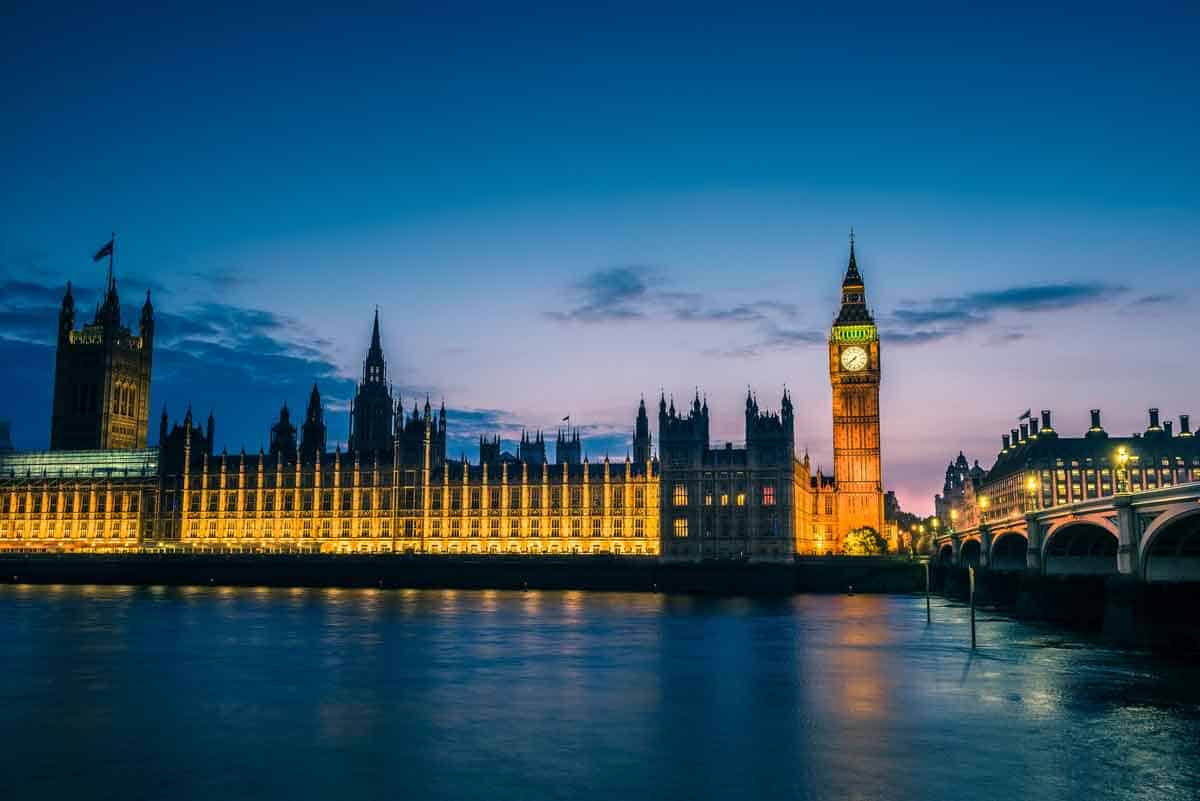 westminster abbey and big ben at night london