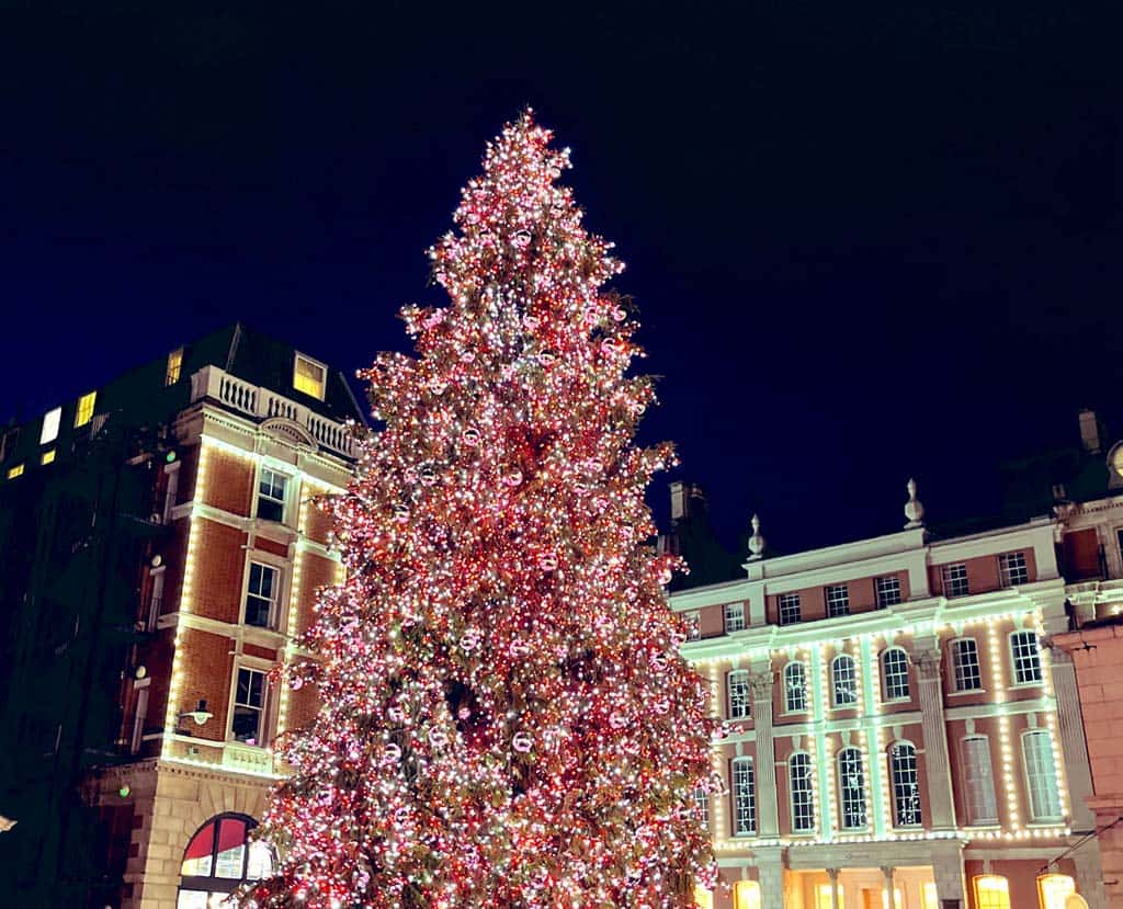Covent garden christmas tree