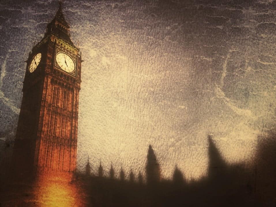 big ben at halloween