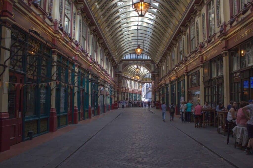 diagon alley in london uk 